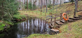 Pieksulammen vesi tosi korkealla