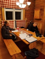 Keittiöstä löytyi lisätilaa.