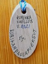 Kaikki osallistujat saivat upean riipuksen