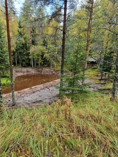 Pieksulampi ylhäältä katsottuna
