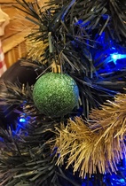 Kuusikin oli koristeltu