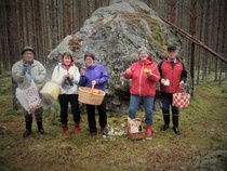 Sieniretkeläisiä 4.9.2016