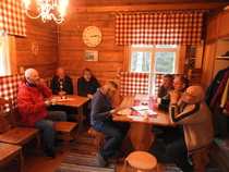 Lämmin juhlatunnelma.